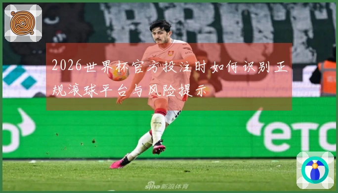2026世界杯官方投注时如何识别正规滚球平台与风险提示