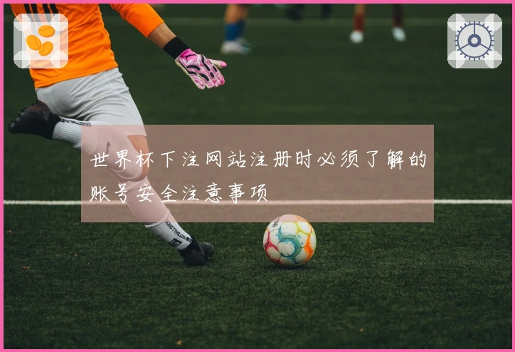 世界杯下注网站注册时必须了解的账号安全注意事项